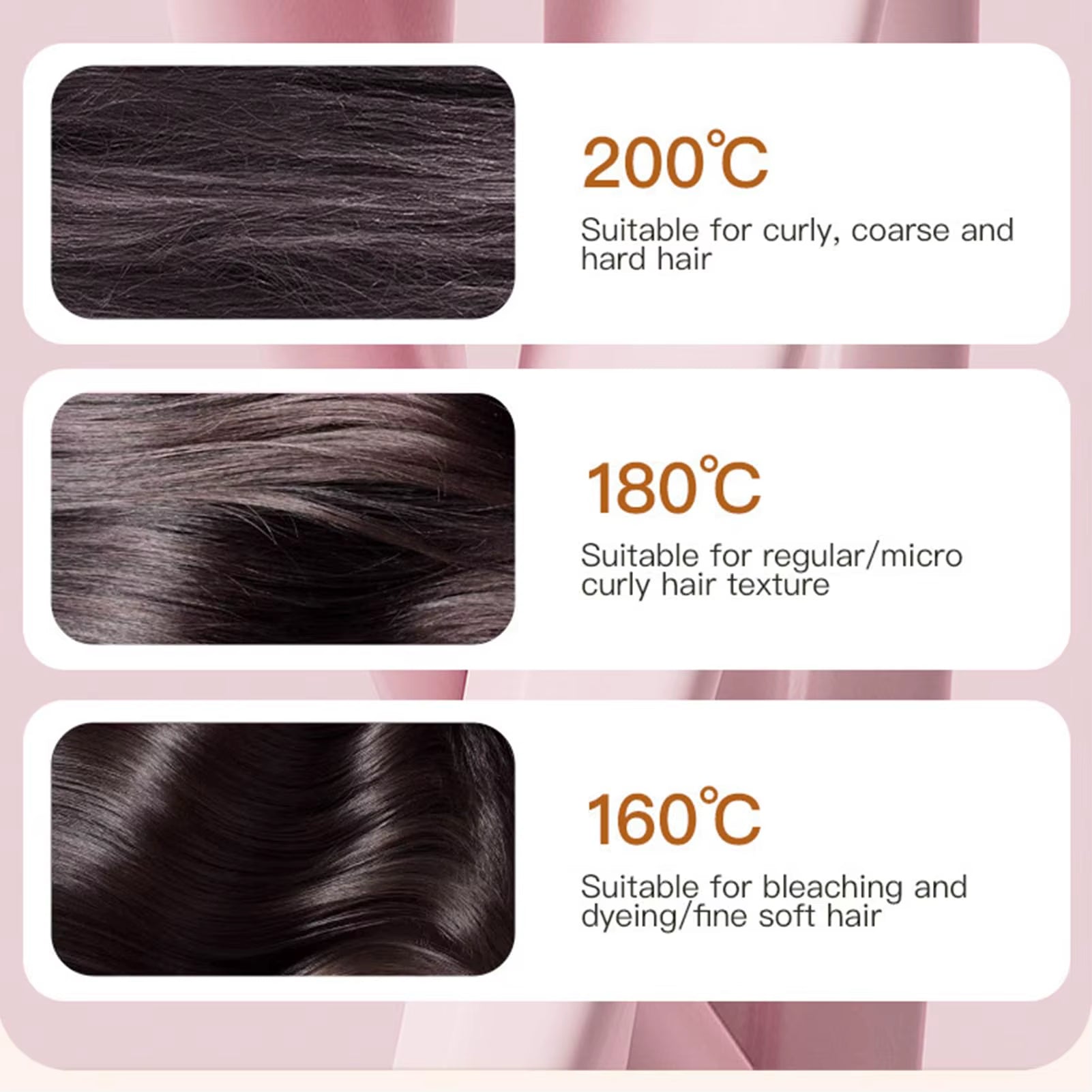 Mini Alisadora Portatil Hair Straightener cepillo de planchado anti quemado